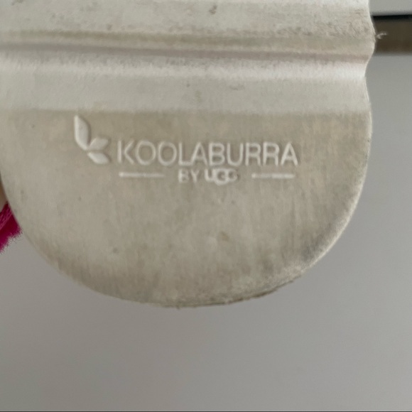 Koolaburra by UGG Kid's Backstrap Slide Sandals Fuzz'n Pink Size 12 - Picture 6 of 7